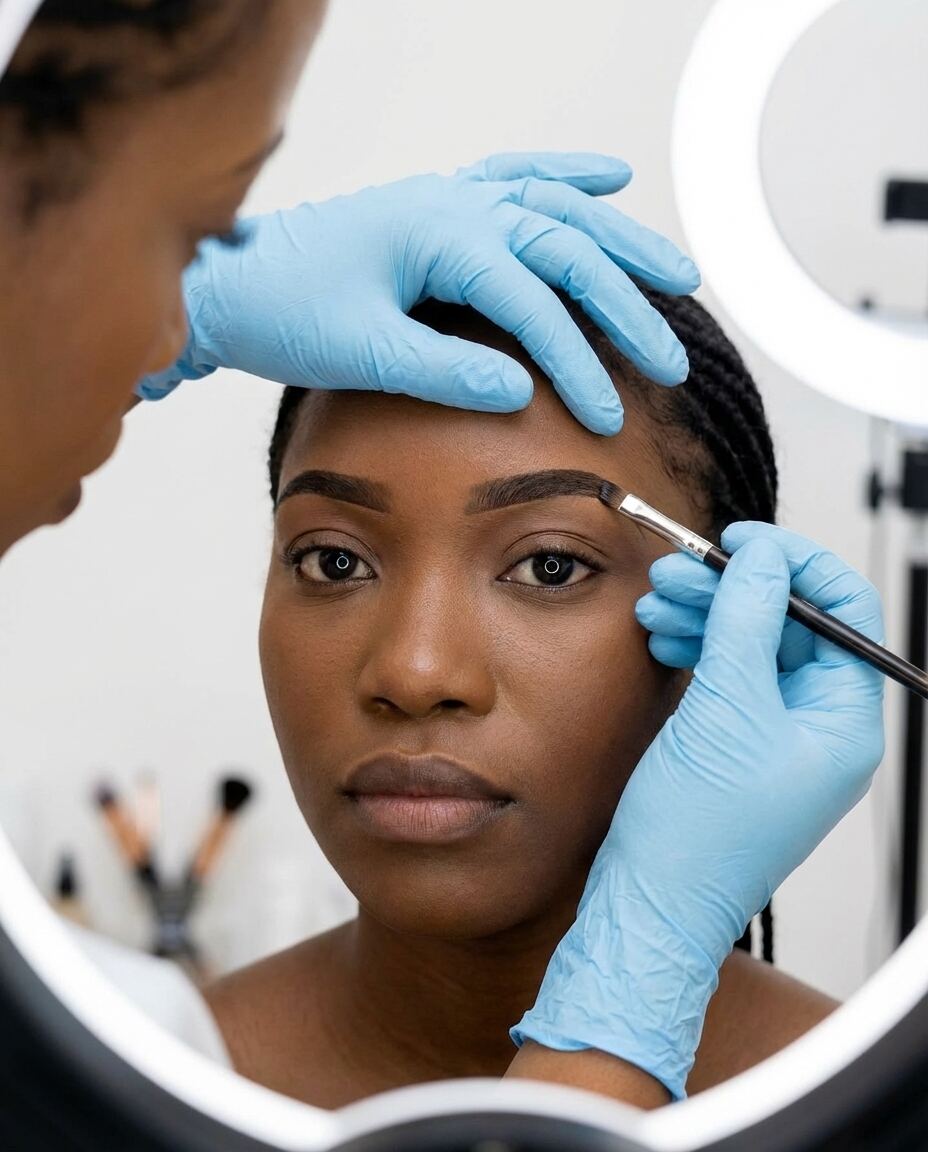 Brow tinting by She's Confident